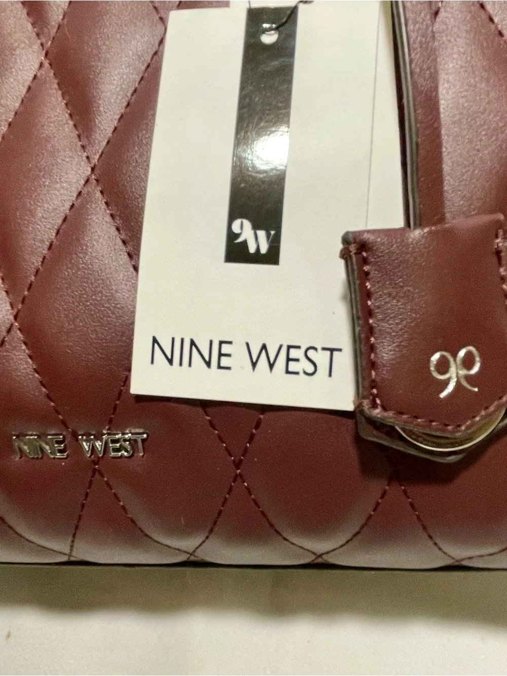 Nine West Peetra Quilted Satchel/Crossbody, NWT